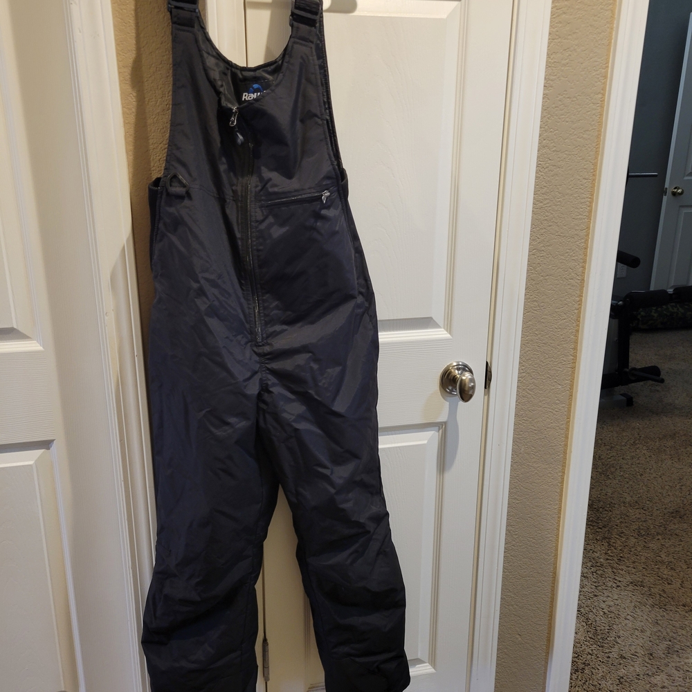 Rawik Black Youth Size Insulated Overalls Xl